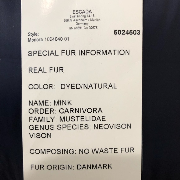 Escada Coat - Picture 5 of 6